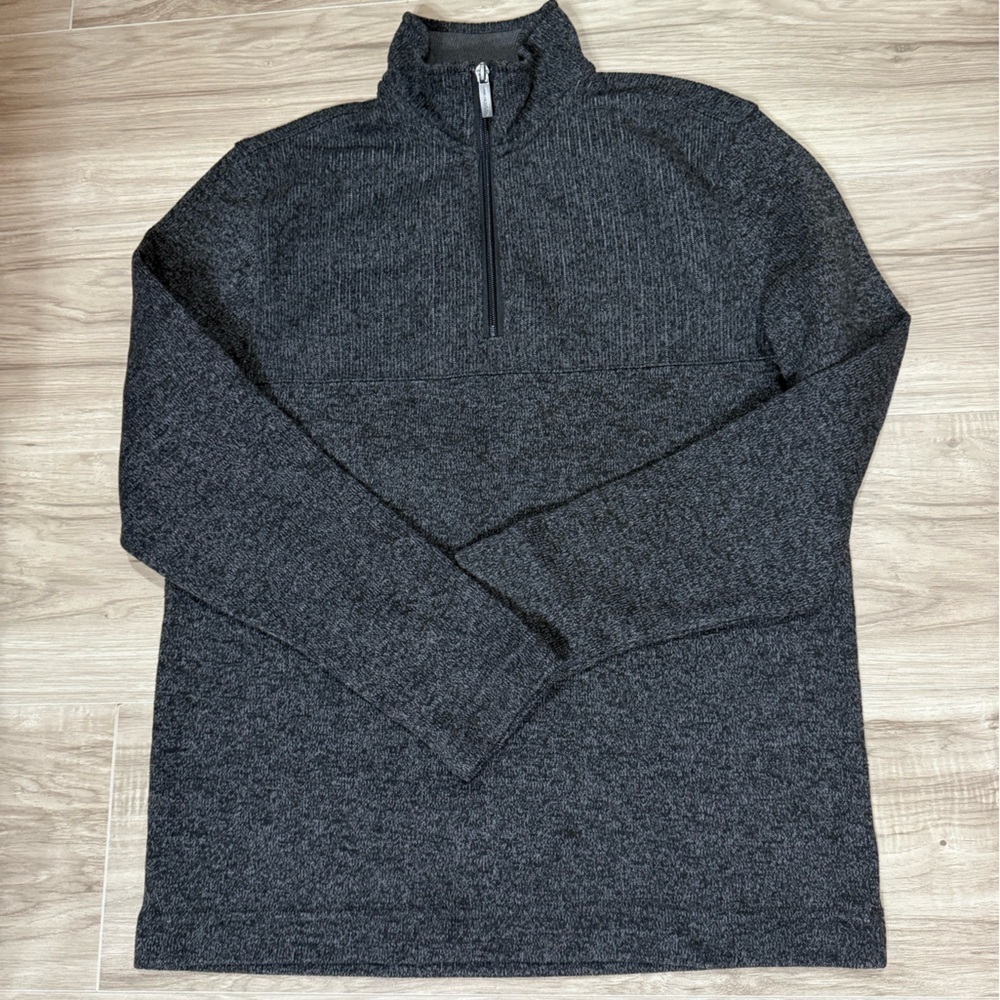 VAN HEUSEN Flex Men's Sweater Size S/P Grey Polyester